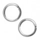 Rostfreiem Stahl Binderinge 8mm Antik Silber